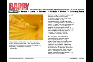 Barry Video Website